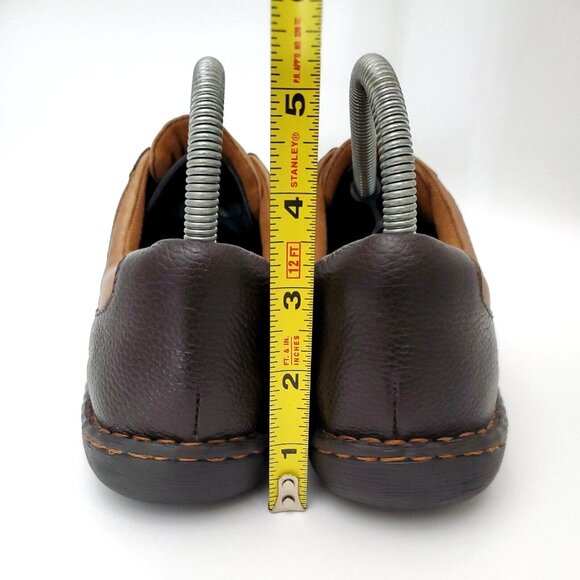 Born Boc Oxford Tan Brown Leather Lace Up Comfy Walking Work Shoe Women's Size 8 - Picture 4 of 12